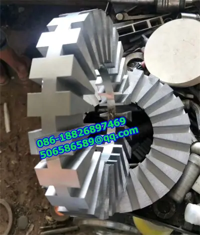 axial flux induction electric motor rotor stator