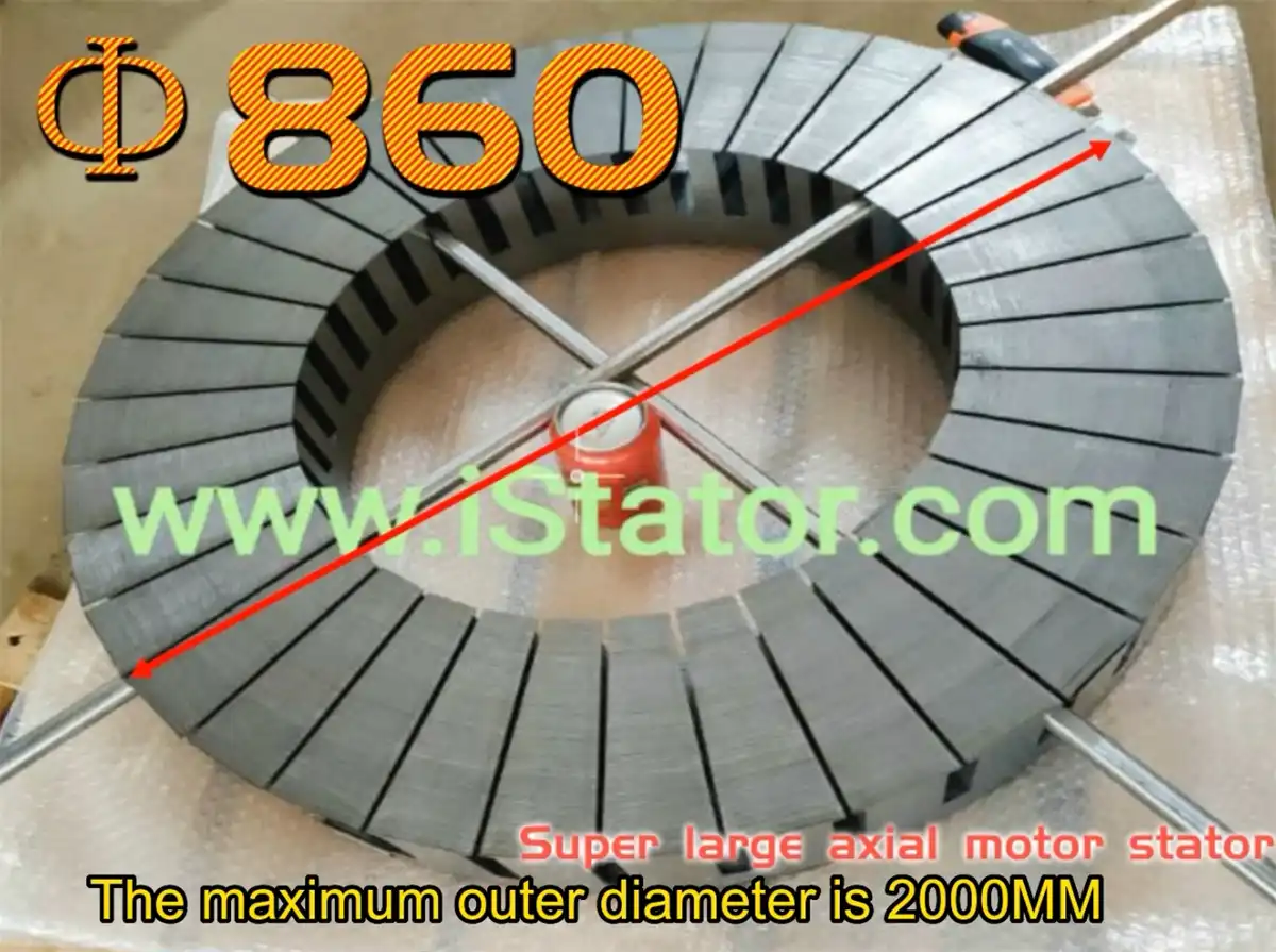 Eksenel Akı motor stator laminasyon işlemi üreticisi