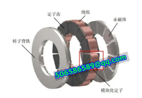 Electromagnetic Scheme Design Of Axial Flux Permanent Magnet Motor Stators