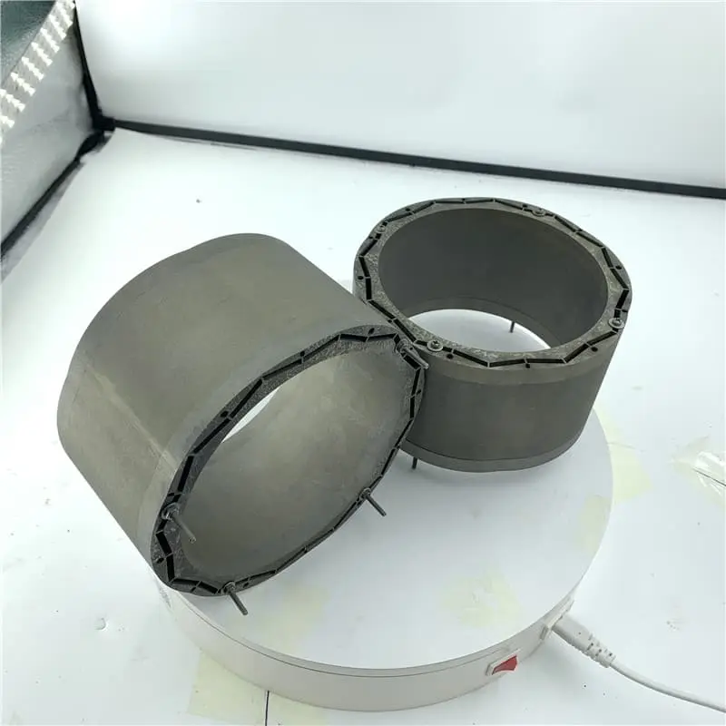 Hollow cup iron core wire cutting sample